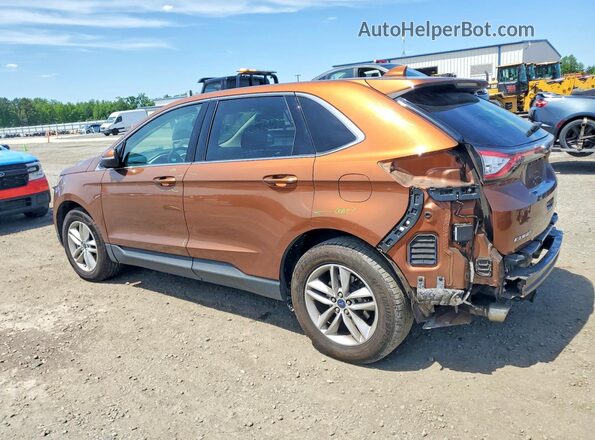 2FMPK4J99HBC59962 2017 FORD EDGE Коричневый Задняя левая четверть