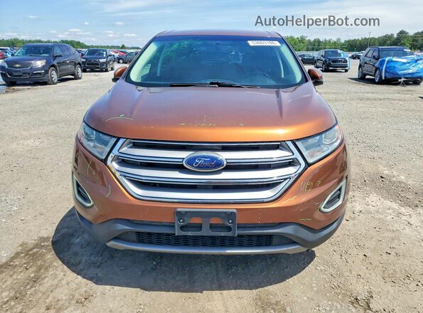 2FMPK4J99HBC59962 2017 FORD EDGE Коричневый Вид спереди