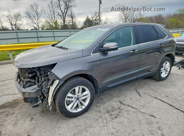 2FMPK4J99JBB52819 2018 FORD EDGE Угольный Передняя левая четверть