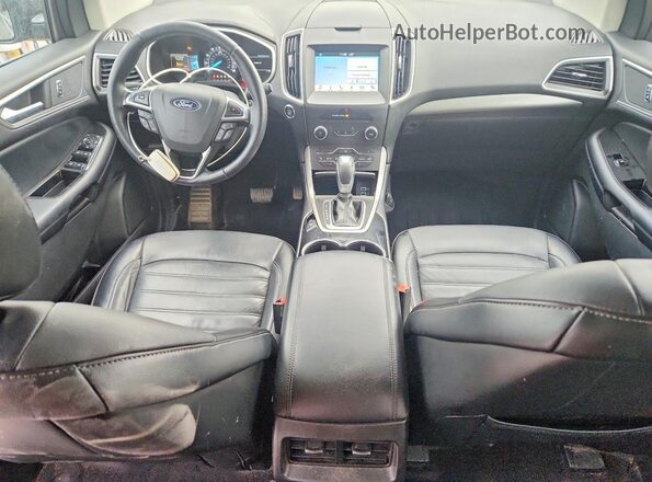 2FMPK4J99JBB52819 2018 FORD EDGE Угольный Вид панели приборов