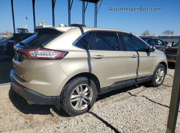 2FMPK4J99JBC48580 2018 FORD EDGE Gold უკანა მარჯვენა