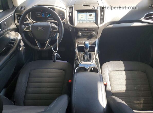 2FMPK4J99JBC48580 2018 FORD EDGE Gold წინა პანელის ხედი