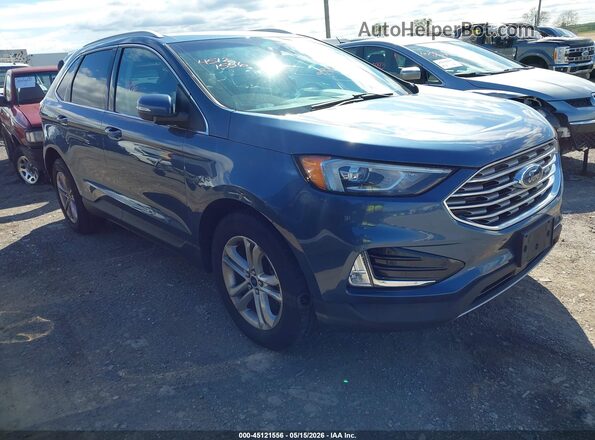 2FMPK4J99KBB03136 2019 FORD EDGE Blue Przód prawy
