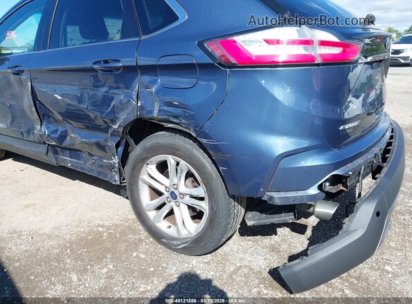 2FMPK4J99KBB03136 2019 FORD EDGE Blue Widok z przodu