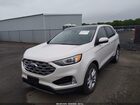 2019 Ford Edge Sel White vin: 2FMPK4J99KBC33479