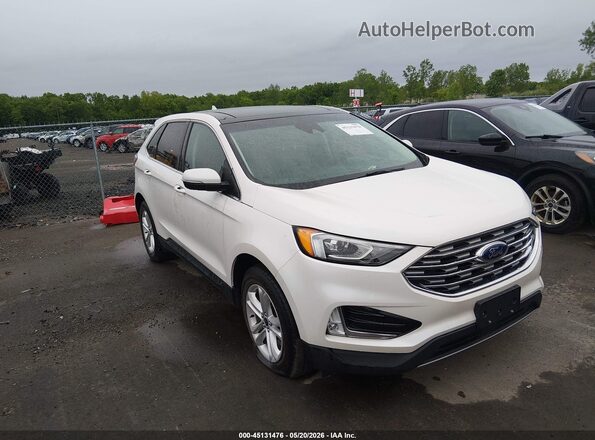 2FMPK4J99KBC33479 2019 FORD EDGE White Przód prawy