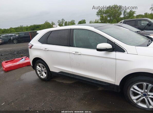 2FMPK4J99KBC33479 2019 FORD EDGE White Widok wnętrza z tyłu