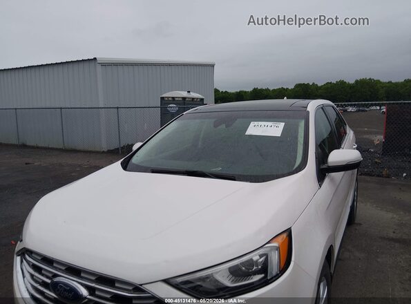 2FMPK4J99KBC33479 2019 FORD EDGE White Widok z przodu