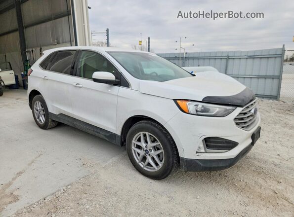 2FMPK4J99MBA17666 2021 FORD EDGE Белый Передняя правая четверть