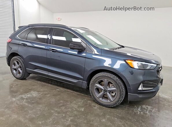 2FMPK4J99NBA82518 2022 FORD EDGE Синий Передняя правая четверть