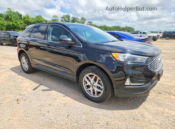2FMPK4J99RBA03371 2024 FORD EDGE Черный Передняя правая четверть