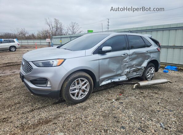 2FMPK4J99RBA12622 2024 FORD EDGE Silver Առջևի ձախ երեք քառորդ տեսարան