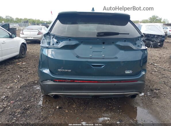 2FMPK4J9XGBC24183 2016 FORD EDGE Blue Вид спереду