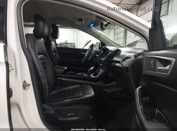 2FMPK4J9XGBC42621 2016 FORD EDGE Белый Вид салона спереди