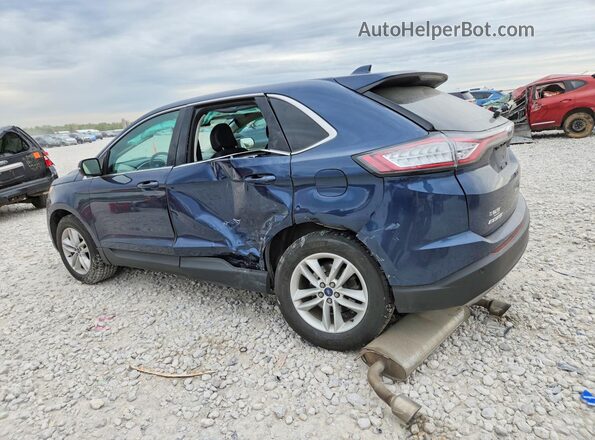 2FMPK4J9XHBC68038 2017 FORD EDGE Синий Задняя левая четверть