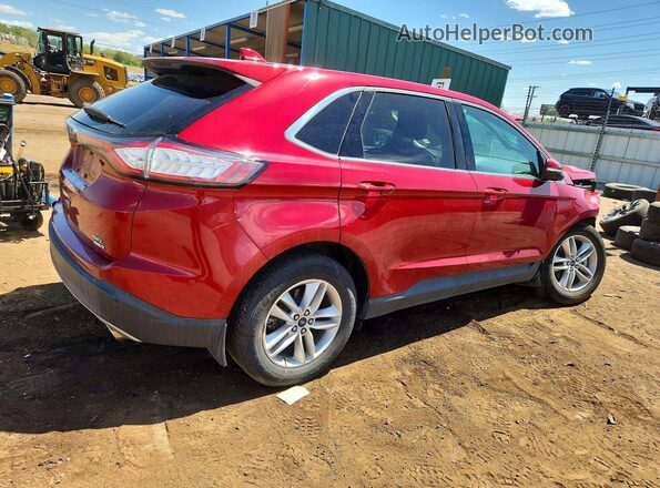 2FMPK4J9XJBC51665 2018 FORD EDGE Red Tył prawy