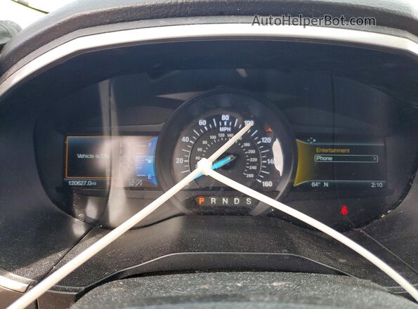 2FMPK4J9XKBB01704 2019 FORD EDGE Синий Вид щитка приборов