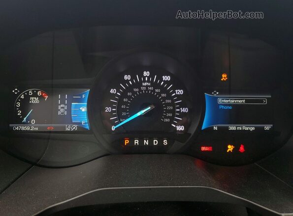 2FMPK4J9XNBA37359 2022 FORD EDGE Black Սարքավորումների վահանակի տեսք
