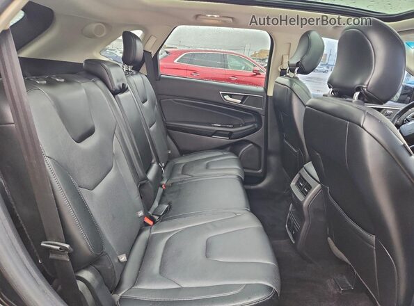 2FMPK4K80HBB43216 2017 FORD EDGE Black Vista interior trasera