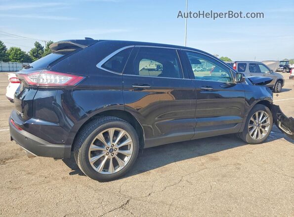 2FMPK4K80HBC61427 2017 FORD EDGE Черный Задняя правая четверть