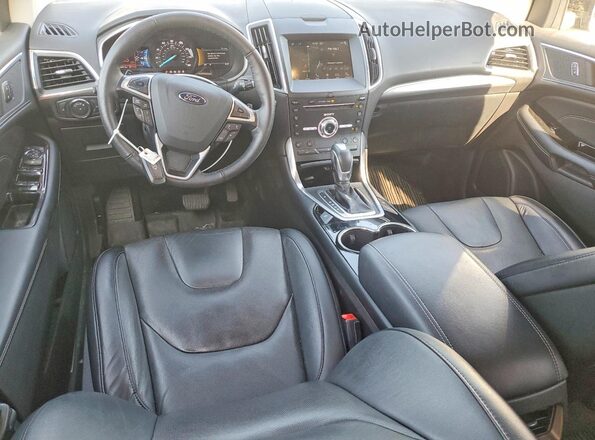 2FMPK4K80HBC61427 2017 FORD EDGE Черный Вид панели приборов