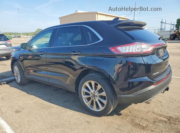 2FMPK4K80HBC61427 2017 FORD EDGE Черный Задняя левая четверть