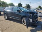 2017 Ford Edge Titanium Черный vin: 2FMPK4K80HBC61427