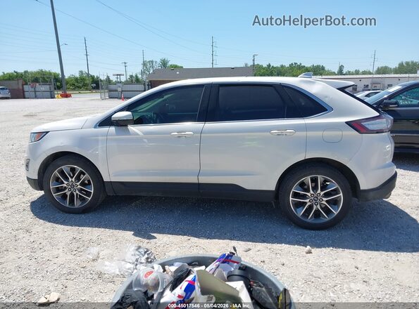 2FMPK4K83HBC68551 2017 FORD EDGE Белый Панорамный вид салона 360°