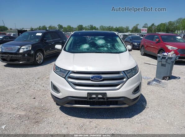 2FMPK4K83HBC68551 2017 FORD EDGE Белый Вид щитка приборов