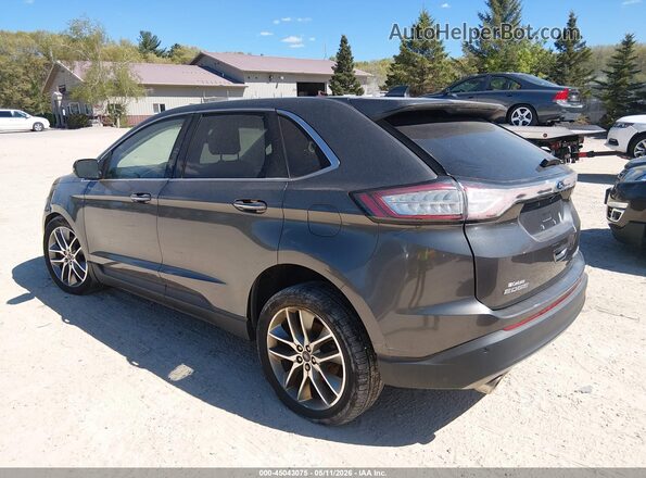 2FMPK4K84GBC24380 2016 FORD EDGE Серый Задняя левая четверть