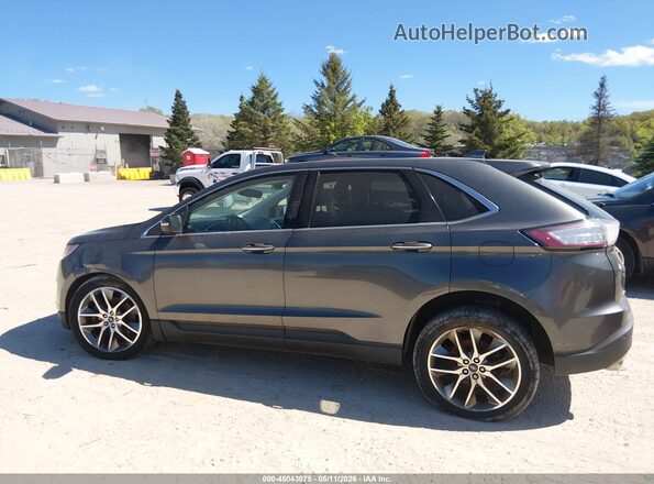 2FMPK4K84GBC24380 2016 FORD EDGE Серый Панорамный вид салона 360°