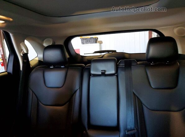 2FMPK4K85GBC35260 2016 FORD EDGE White Вид задніх сидінь