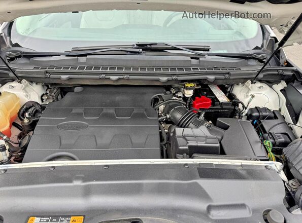 2FMPK4K86JBB66540 2018 FORD EDGE White Widok wnętrza z przodu