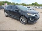 2017 Ford Edge Titanium Black vin: 2FMPK4K87HBB72342