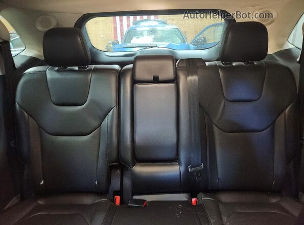 2FMPK4K87JBC31458 2018 FORD EDGE Black უკანა სავარძლების ხედი
