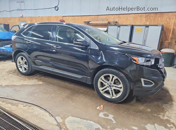 2FMPK4K87JBC31458 2018 FORD EDGE Black წინა მარჯვენა