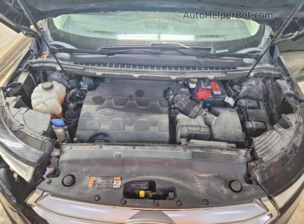 2FMPK4K87JBC31458 2018 FORD EDGE Black ძრავის განყოფილების ხედი