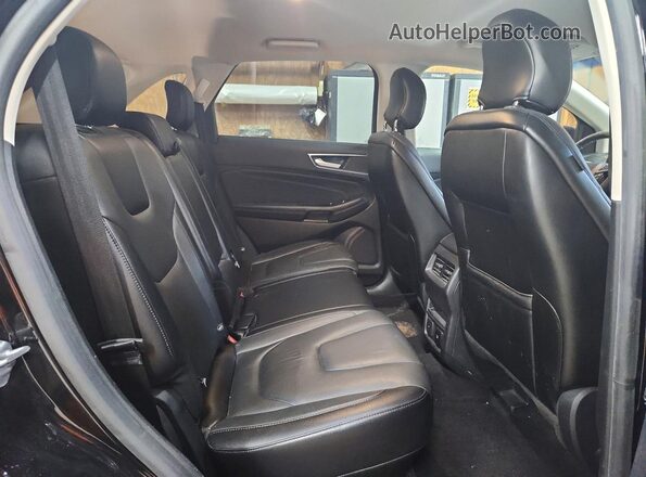 2FMPK4K87JBC31458 2018 FORD EDGE Black უკანა სალონის ხედი