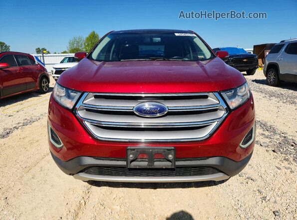 2FMPK4K88GBB11158 2016 FORD EDGE Бордовый Вид спереди