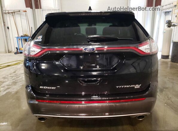 2FMPK4K89HBB46616 2017 FORD EDGE Черный Вид сзади