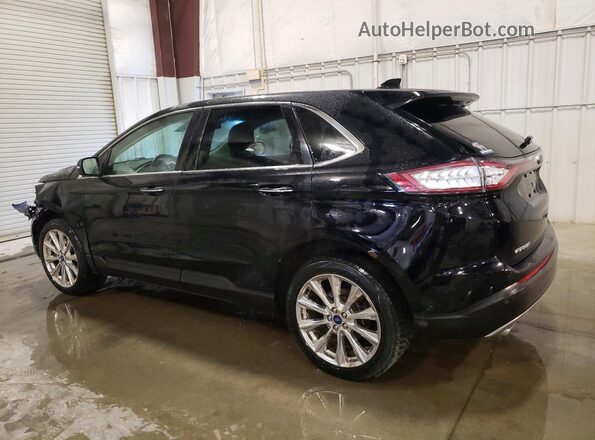 2FMPK4K89HBB46616 2017 FORD EDGE Черный Задняя левая четверть