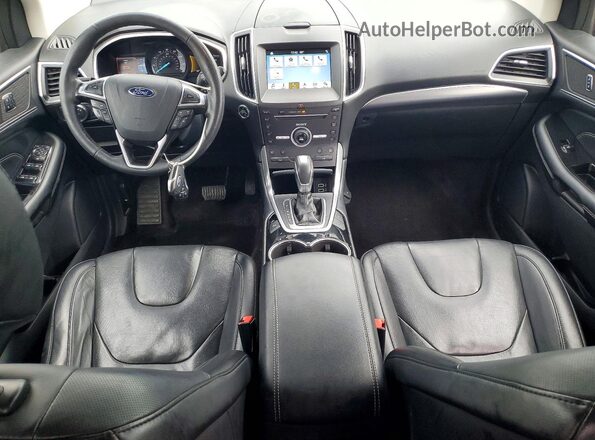2FMPK4K8XGBB62533 2016 FORD EDGE Серебряный Вид панели приборов