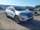 2017 Ford Edge Titanium Silver vin: 2FMPK4K8XHBB99048