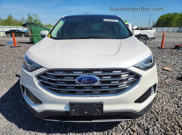 2FMPK4K90KBC00479 2019 FORD EDGE White Front view