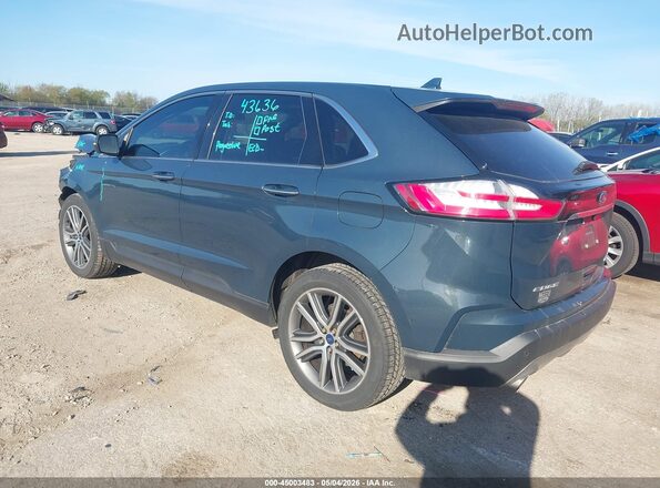 2FMPK4K90KBC66496 2019 FORD EDGE Gray Tył lewy