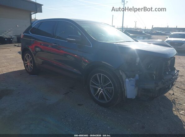 2FMPK4K90KBC66496 2019 FORD EDGE Gray Przód prawy