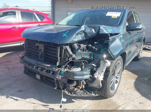 2FMPK4K90KBC66496 2019 FORD EDGE Gray Widok z przodu