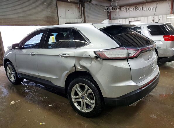 2FMPK4K91HBB90313 2017 FORD EDGE Silver Задня ліва чверть