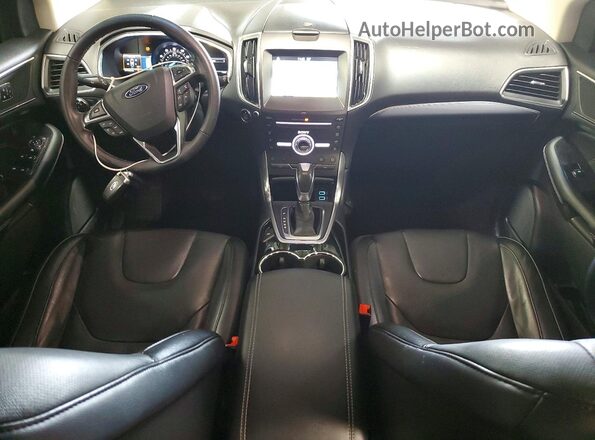 2FMPK4K91HBB90313 2017 FORD EDGE Silver Вид панелі приладів