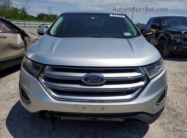 2FMPK4K91HBB91008 2017 FORD EDGE Серебряный Вид спереди